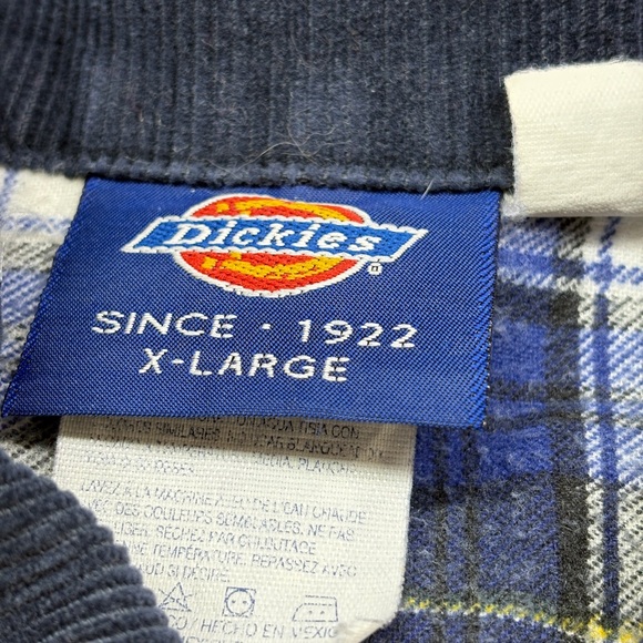 Dickies Men’s Vintage Canvas Work Jacket Cream Flannel Lined Size XL - Picture 2 of 8